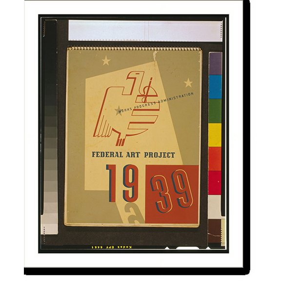Historic Print, Works Progress Administration, Federal Art Project 1939, 18" x 24"