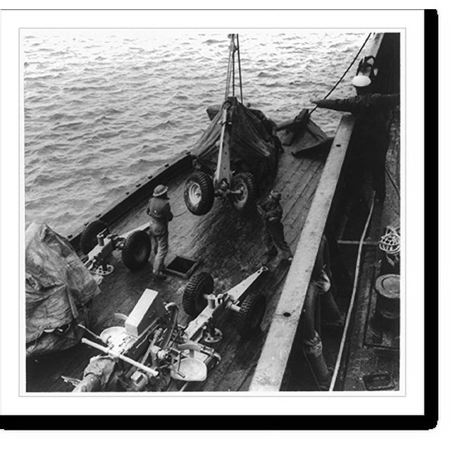 Historic Print, [World War II] The convoys get through Tanks and