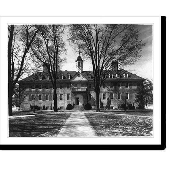 Historic Print, Wren Bldg., Williamsburg, Va., 16" x 20"