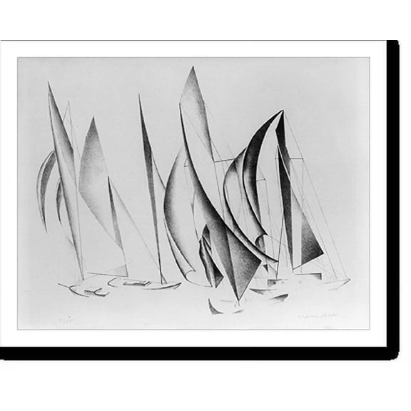 Historic Print, [Yachts], 16" x 20"