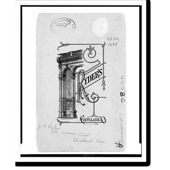 Historic Print, Yankee Doodle.Ryder's, Cleveland, O., 16" x 20"