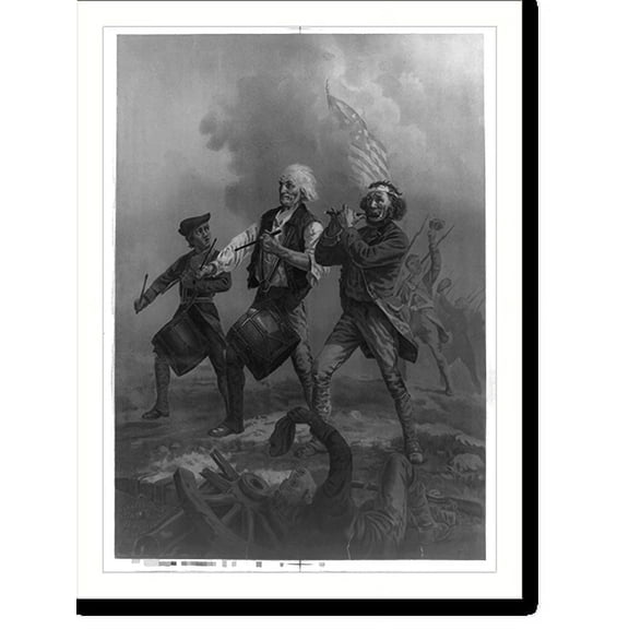 Historic Print, Yankee doodle 1776.A.M. Willard., 16" x 20"