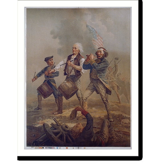 Historic Print, Yankee doodle 1776.A.M. Willard. - 2, 16" x 20"