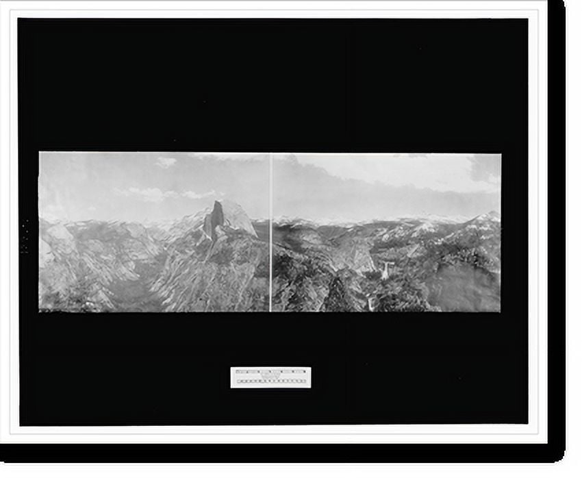 Historic Print, Yosemite Valley from Glacier Point, California, 16" x