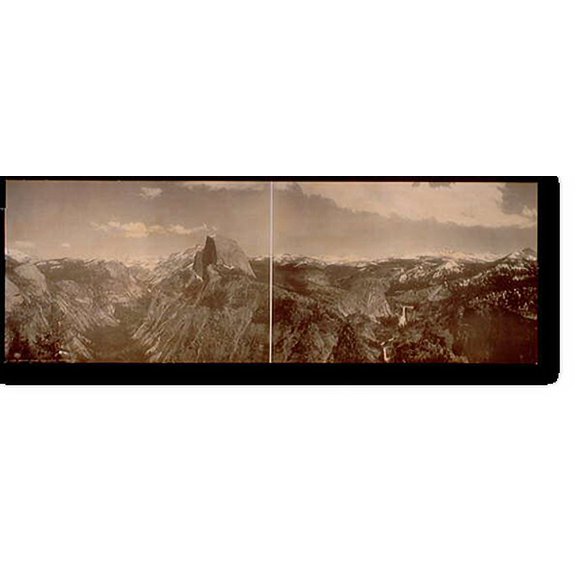 Historic Print, Yosemite Valley from Glacier Point, California - 5, 16" x 20"
