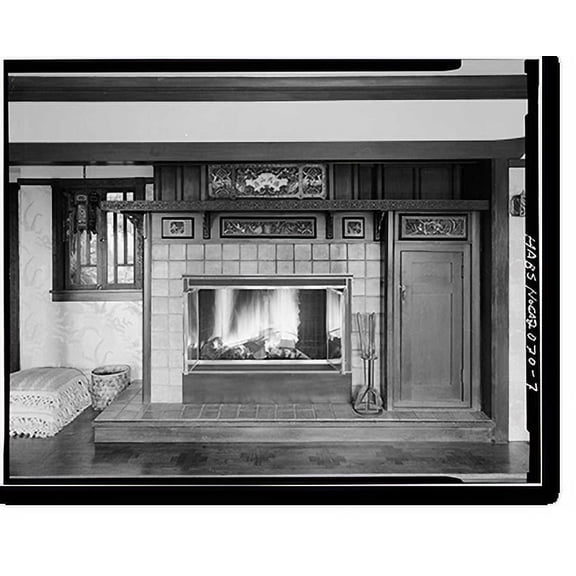 Historic Print, Yung See San Fong (House), 16660 Cypress Way, Los Gatos, Santa Clara County, CA - 7, 18" x 24"