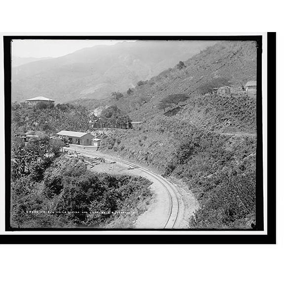Historic Print, Zig-zag on La Guaira and Caracas R.R., Venezuela, 18" x 24"