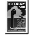 thumbnail image 1 of Historic Print, No enemy sub will dare lift its eye if you lend your Zeiss or Bausch & Lomb binoculars to the Navy pack carefully, include your name and address : send to Naval Observat…16" x 20", 1 of 3