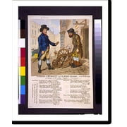 Historic Print, The friend of humanity and the knife-grinder,-scene. The borough, in imitation of Mr. Southeys sapphics,-Vide. Anti-Jacobin, p. 15, 18" x 24"