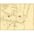 thumbnail image 1 of Old War Map Print - James York Rivers Chesapeak Bay - Faden 1781 - Vintage Wall Art, 1 of 4