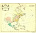 thumbnail image 1 of Historic Revolutionary War Map - North America - Palairet 1754 - 23 x 28.82 - Vintage Wall Art, 1 of 5
