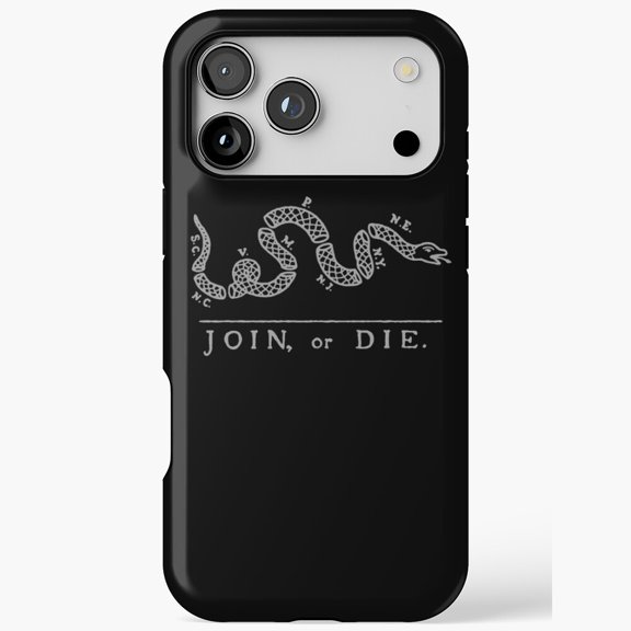 Historic Snake Colonial Revolution for iPhone Case 17 11 12 13 14 15 16 Pro Max