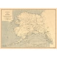 thumbnail image 1 of Historic State Map - Alaska - Brooks 1909 - Vintage Wall Art, 1 of 4