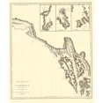 thumbnail image 1 of Historic State Map - Alaska Southern Portion No 6 - Vancouver 1800 - 23 x 27.60 - Vintage Wall Art, 1 of 5