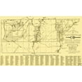 thumbnail image 1 of Historic State Map - Colville Indian Reservation Northern Counties - Hunt 1900 - 23 x 37 - Vintage Wall Art, 1 of 5