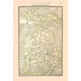 thumbnail image 1 of Historic State Map - Michican - Alden 1886 - 23 x 33.97 - Vintage Wall Art, 1 of 5