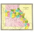 thumbnail image 1 of Historic State Map - Missouri - Burr 1835 - Vintage Wall Art, 1 of 4