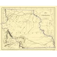 thumbnail image 1 of Historic State Map - Nebraska Territory - Rogers 1857 - 29.06 x 23 - Vintage Wall Art, 1 of 5