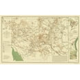 thumbnail image 1 of Historic State Map - New Mexico Military Department - Carleton 1864 - Vintage Wall Art, 1 of 4
