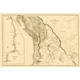 thumbnail image 1 of Historic State Map - Oregon Territory - US Exploring Expedition 1841 - Vintage Wall Art, 1 of 4