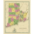 thumbnail image 1 of Historic State Map - Rhode Island - Strong 1841 - Vintage Wall Art, 1 of 4