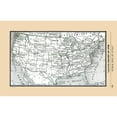 thumbnail image 1 of Historic State Map - United States - Alden 1886 - Vintage Wall Art, 1 of 4