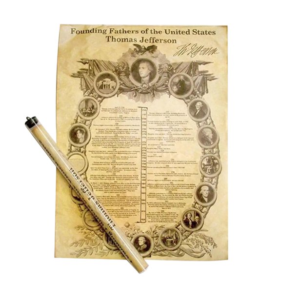Historic U.S. Document Reproduction: Thomas Jefferson