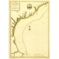 thumbnail image 1 of Historic War Map - Cape Canaveral SC Coast - Linares 1756 - WallArt, 1 of 4