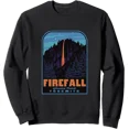 Historic Yosemite Firefall Glacier Point Graphic Sweatshirt - Walmart.com