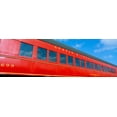 thumbnail image 1 of Historic red passenger car, Austin & Texas Central Railroad Poster Print (27 x 9), 1 of 1