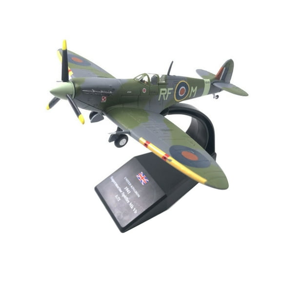 Historical Aviation Collectible WWII British Spitfire Fighter Diecast Model Airplane for Display & Gift Giving