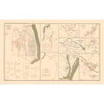 thumbnail image 1 of Historical Civil War Map - Alabama Virginia Tennessee Rebel Defenses - Bien  1895 - 23 x 36.67 - Vintage Wall Art, 1 of 5