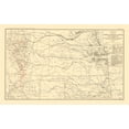thumbnail image 1 of Historical Civil War Map - United States Central - Bien 1895 - 23 x 36.65 - Vintage Wall Art, 1 of 5