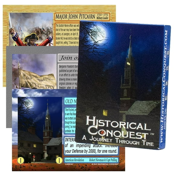 Historical Conquest History Card Game - Revolutionary War Expansion Pack  - Great for All Ages