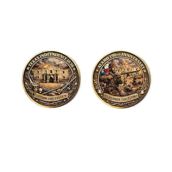 Historical Event Commemorative Challenge Ornament, Historical Memorabilia, Exclusive Collectibles for History Enthusiasts & Collectors