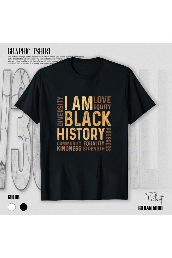 Historical Heritage Monthly Celebration African Pride Icon Unisex T-Shirt, up to size 5XL
