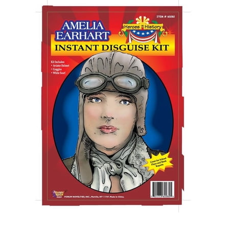 Historical Set - Amelia Earhart Halloween Costume Accessory