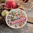 thumbnail image 1 of Historically Vibrant Charleston Ornament, Charming Coastal City South Carolina Christmas Gift, 1 of 7