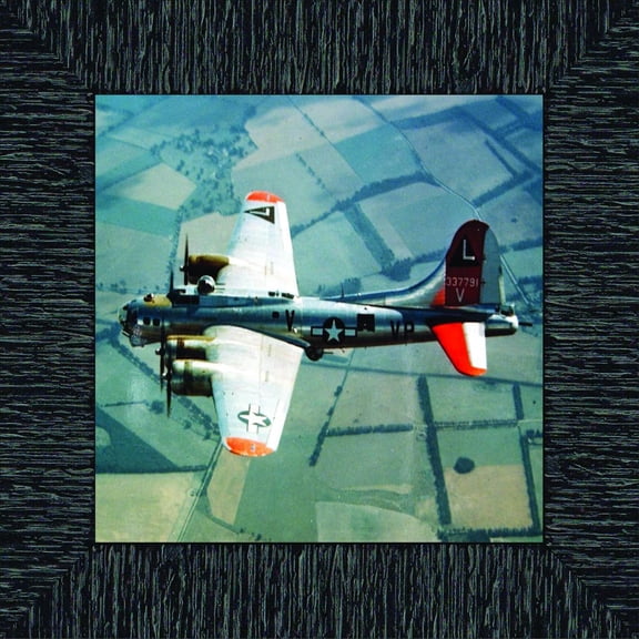 Historically Yours Boeing B-17 Flying Fortress Plane, Aviation Picture Frame, 10x10 8514