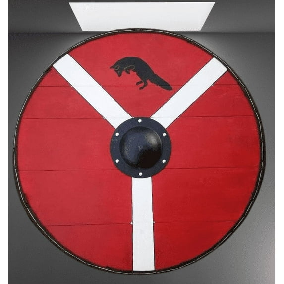 Historically accurate Viking Shield with individual slats