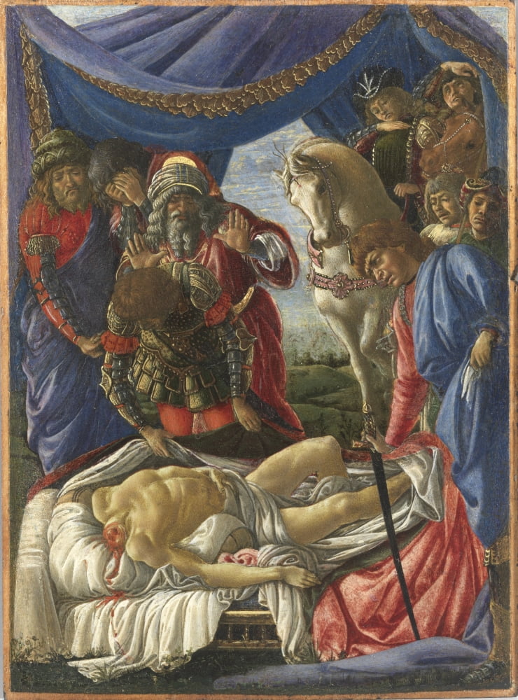 Histories Of Judith The Discovery Of The Corpse Of Holofernes Canvas Art -  (18 x 24)