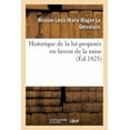 thumbnail image 1 of Historique de la Loi Proposée En Faveur de la Mine (Paperback), 1 of 1