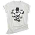 thumbnail image 1 of History Buff Shirt, Unisex Women's Men's Shirt, President Shirt, Lincoln Shirt, Funny Pun Shirt, Heather Ash, XX-Large, 1 of 6