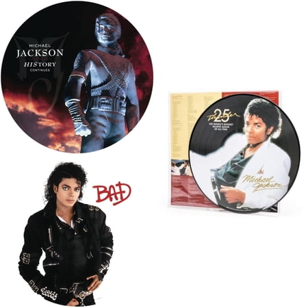 History: Continues (2LP/Picture Disc) & Bad (Picture Disc) & Thriller (Picture Disc)