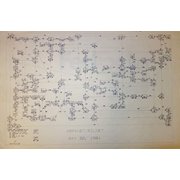 History Galore 24x37 Poster, ARPANET - MILNET as of May 30, 1984 - BBN map - DSC00126