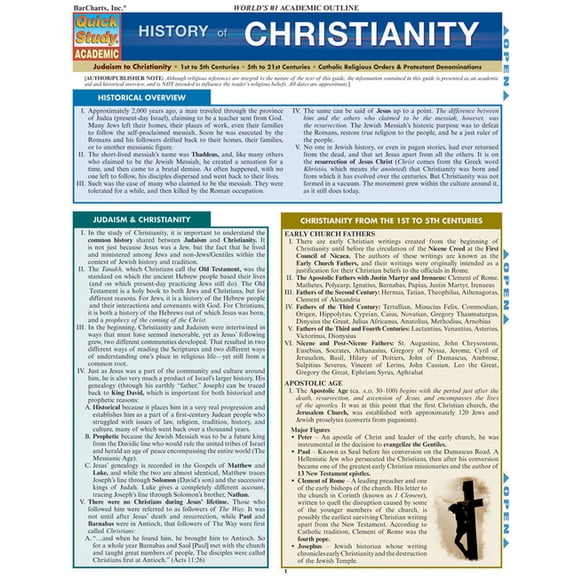 History Of Christianity (Other)