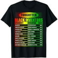thumbnail image 1 of History Of Forgotten Black Inventors Black History Month T-Shirt, 1 of 5