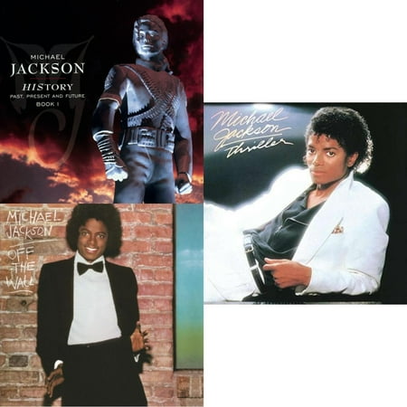 History: Past Present & Future Book 1 & Off The Wall & Thriller [CD Bundle]