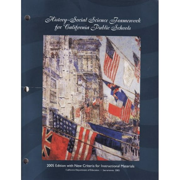 Pre-Owned History-Social Science Framework for California Public Schools: Kindergarten Through Grade Twelve (Hardcover) 0801115981 9780801115981