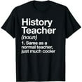 thumbnail image 1 of History Teacher Definition Funny Back To School First Day T-Shirt, 1 of 5